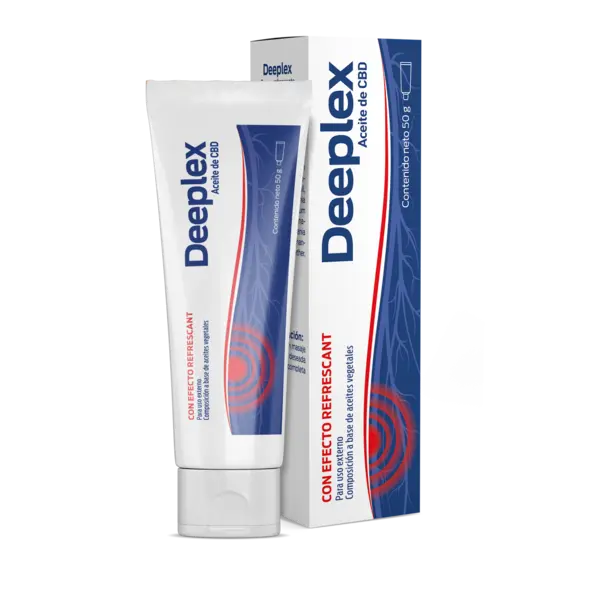 Deeplex presentación caja + tubo original 50 g con efecto refrescante