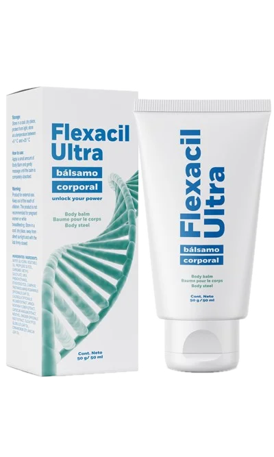 Tubo Flexacil Ultra Crema corporal 50 g — mentol, alcanfor, árnica, romero y té verde para alivio tópico articular en Colombia