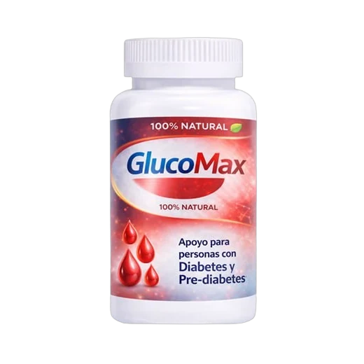 Frasco GlucoMax 20 cápsulas 100% Natural — apoyo para personas con diabetes y pre-diabetes con Gymnema, Berberina, Ácido Alfa-Lipoico, Cromo, Canela y Melón Amargo